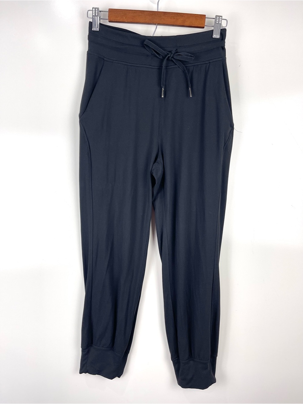 Lululemon Ready to Rulu Joggers Women’s 4 Black High Rise Cropped Pants Casual